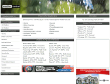 Tablet Screenshot of ca.weathercentral.com